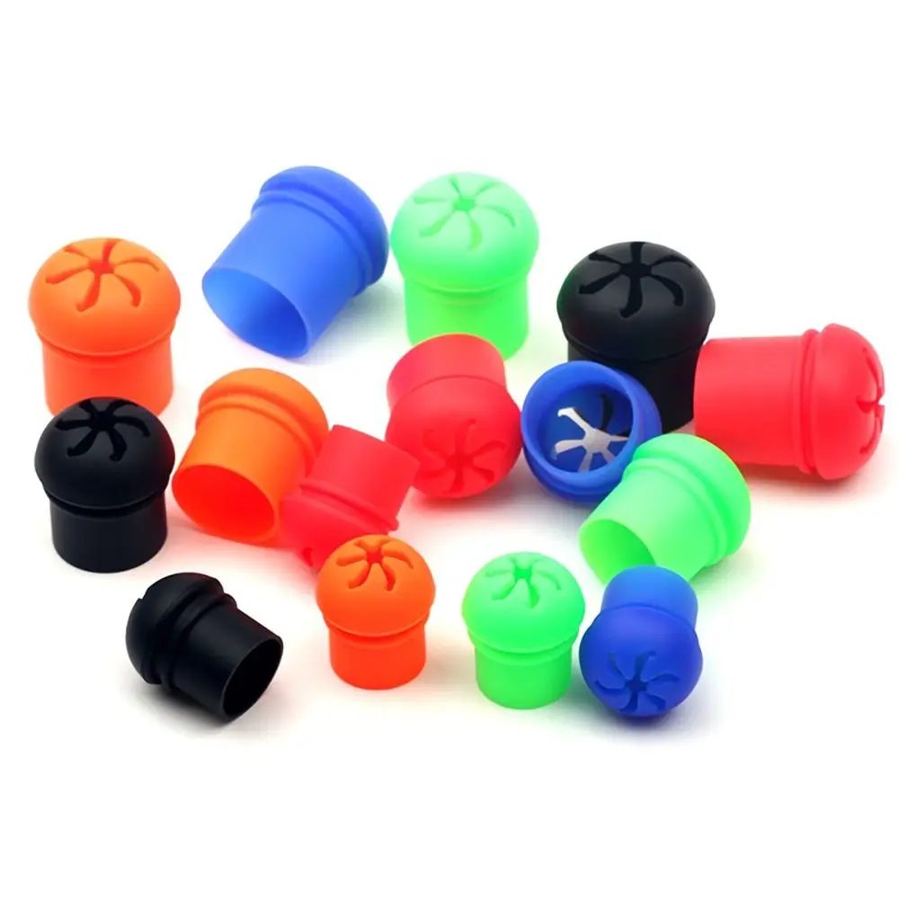 1Pcs Fishing Rod End Cap Silicone Plug Cover Fishing Rod Tail Plug Protector Case Strong Elasticity Fishing Tackle Accessories