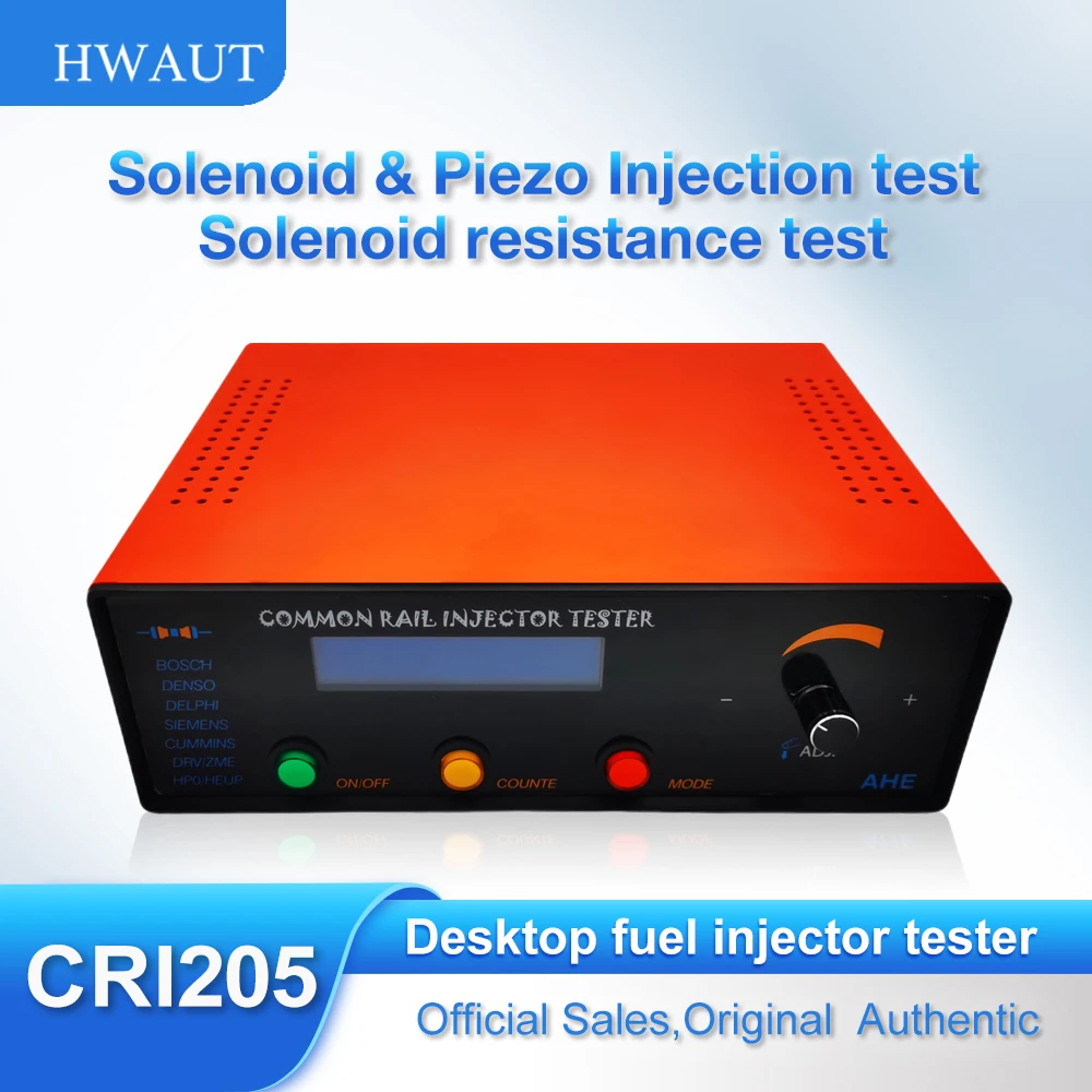 CRI205 High Pressure Common Rail Injector Simulator Piezo Injector Tester with AHE Dynamic Lift Travel Measuring Fuel Injection