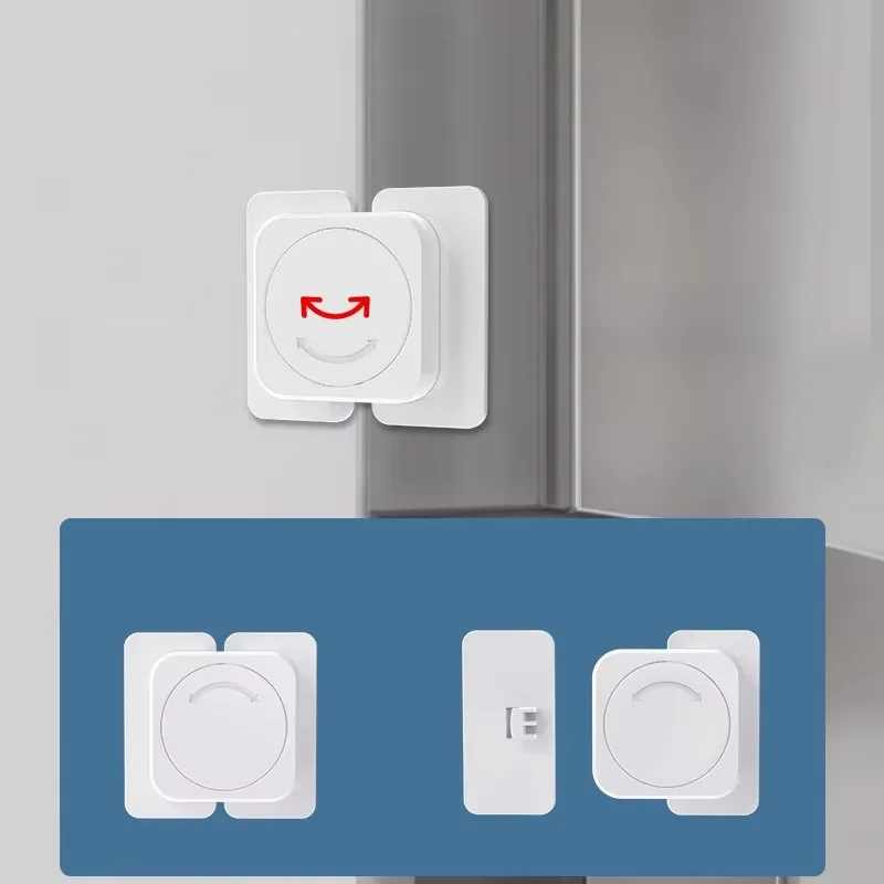 1/3/6pcs Multifunctional Cabinet Buckle Toddler Kids Protect Child Safety Home Refrigerator Lock Baby Anti Open Fridge Door Lock