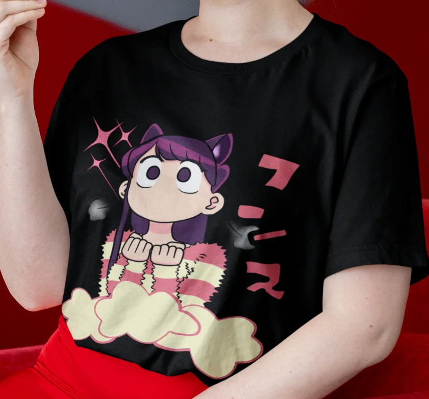 Komi Can't Communicate Shirt, Komi San Tshirt, Anime Kawaii Tadano Shirt, Manga