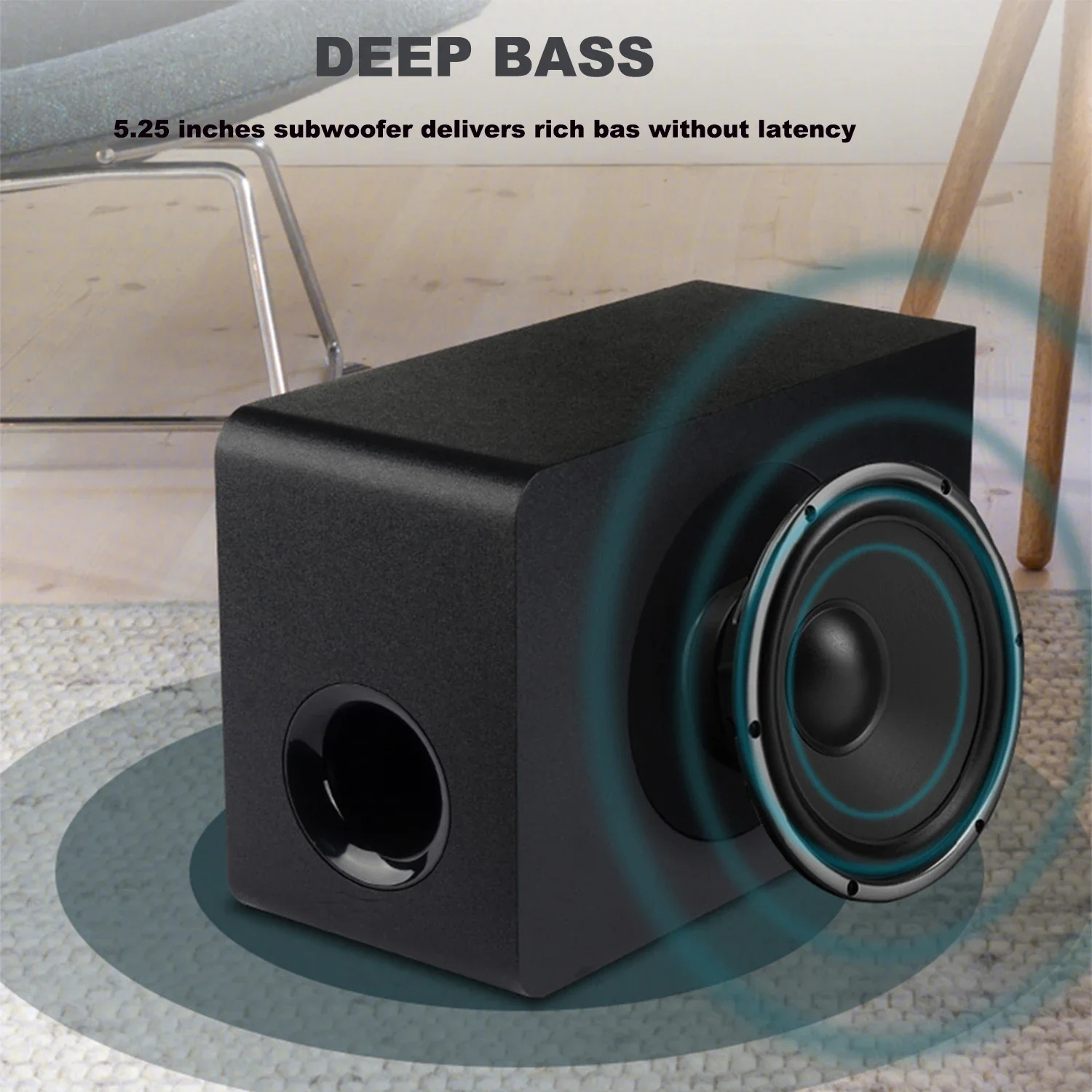 2026 100 واط مكبرات الصوت TV 2.1CH صندوق الصوت مع مضخم الصوت عالية الطاقة مكبرات الصوت اللاسلكية نظام المسرح المنزلي Hifi ثلاثية الأبعاد ستيريو Boombox