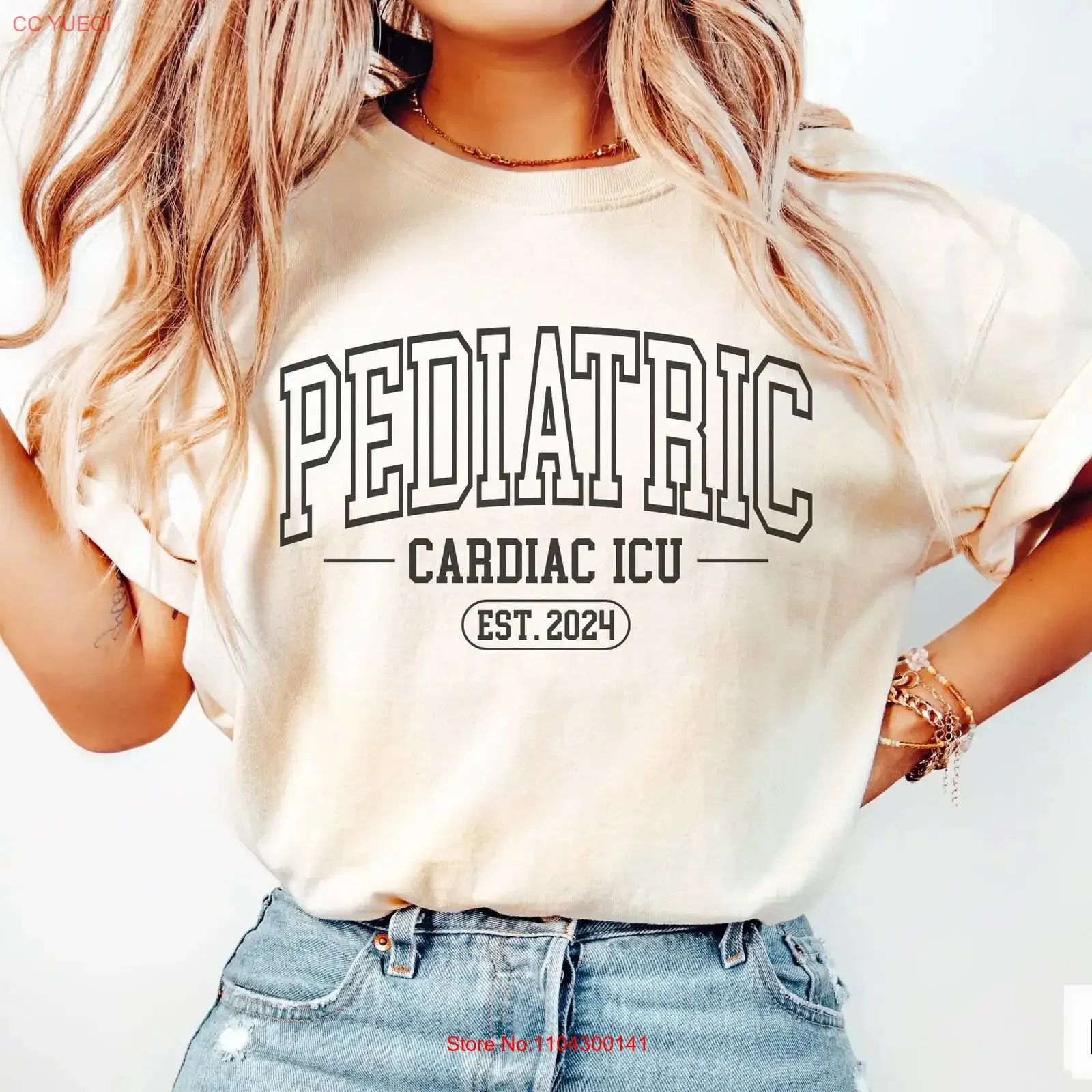 Custom PCICU Nurse T Shirt Personalized for New Future Pediatric Cardiac vintage Washed graphic Breathable Versatile fashion