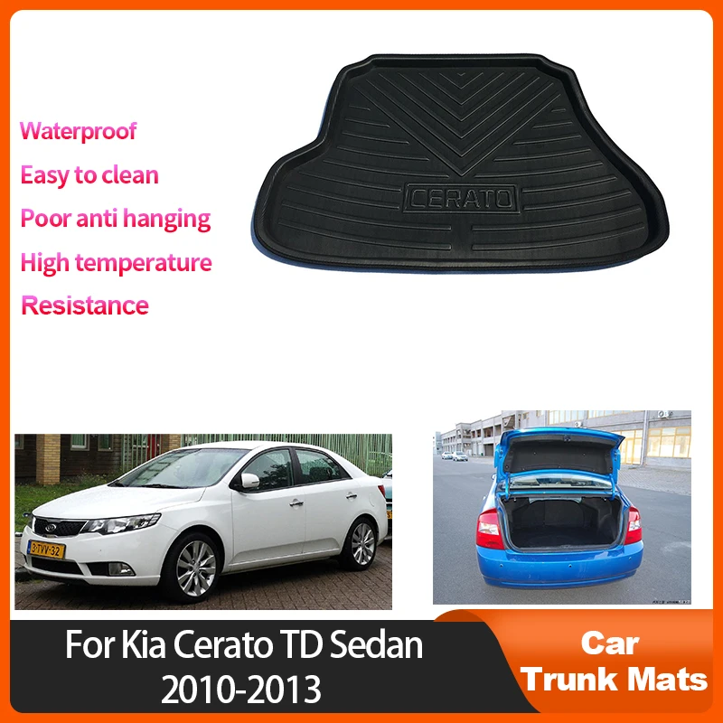 

Trunk Mat For Kia Cerato TD Sedan 2010 2011 2012 2013 Car Auto Accessorie Waterproof Trunk Storage Pad Anti-slip EVA Material