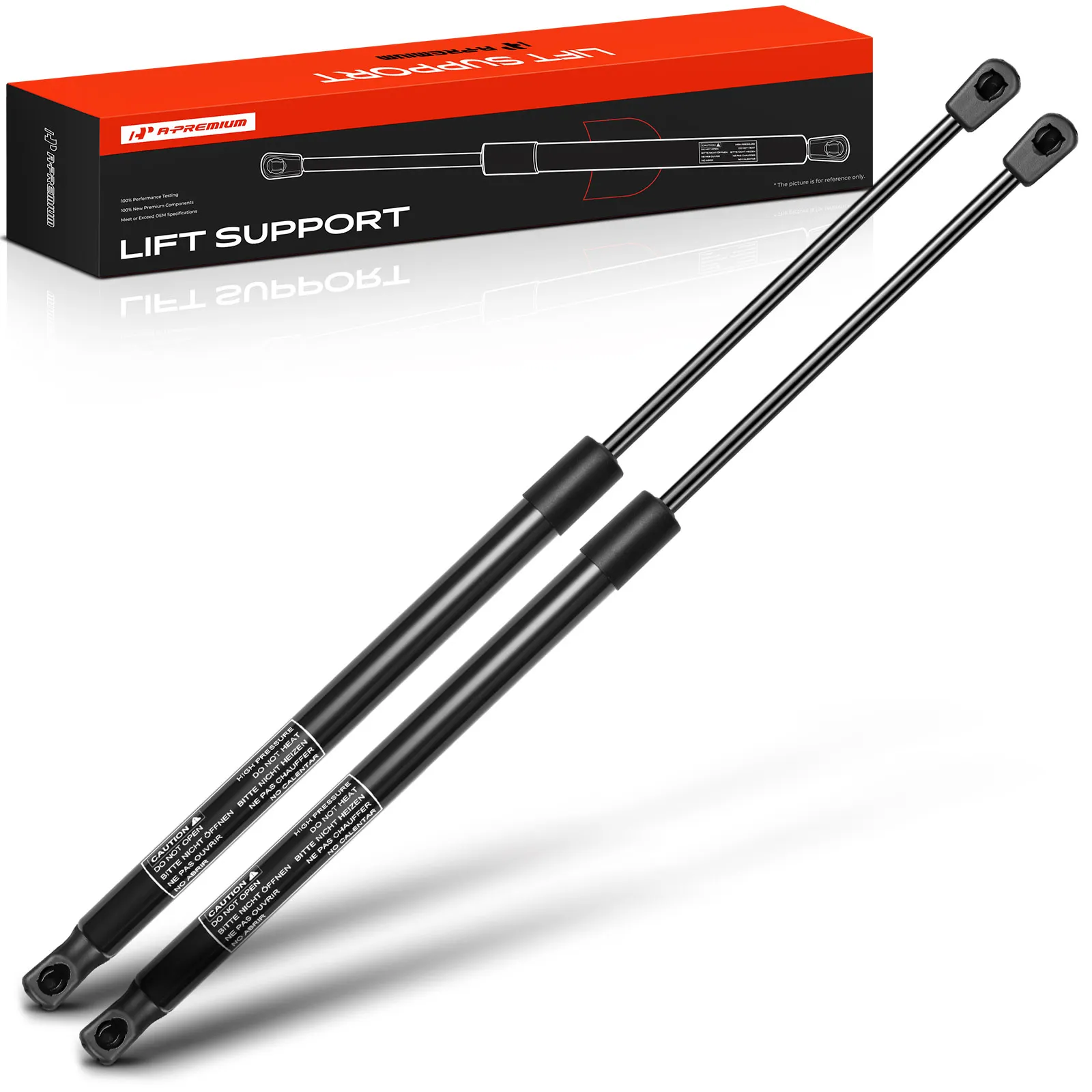 A-Premium 2Pcs Rear Tailgate Lift Supports Shocks Struts for Hyundai Santa Fe Sport 2015-2018