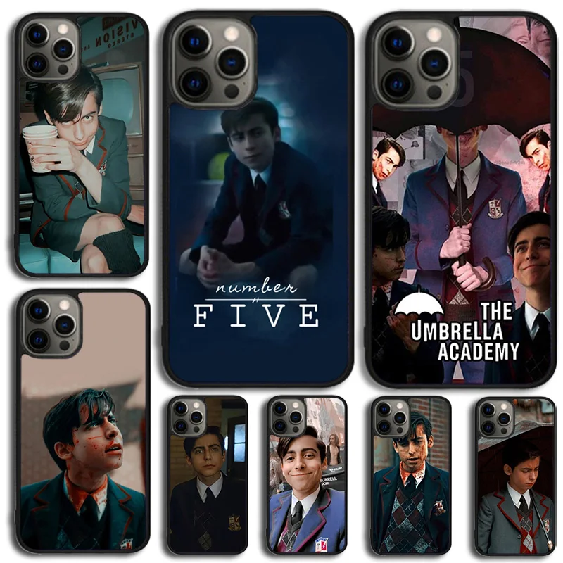 Umbrella Academy Five Aidan Gallagher Phone Case For iPhone 16 15 14 13 12 Mini 11 Pro Max Plus X XS Max XR Cover coque