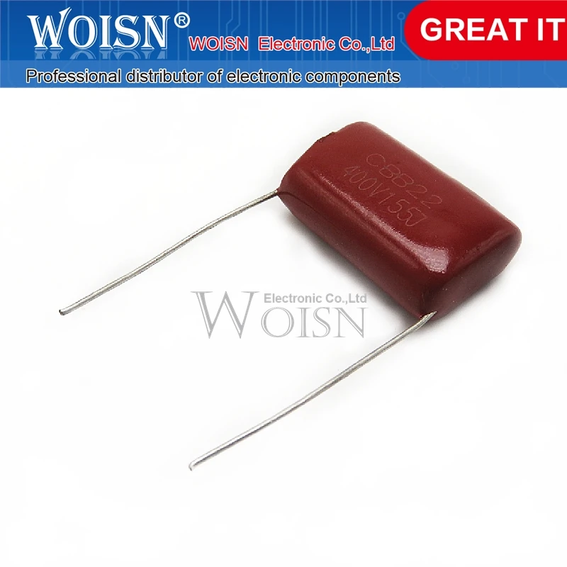 10PCS  CBB22 capacitor 400V155J 1.5UF 20MM pitch