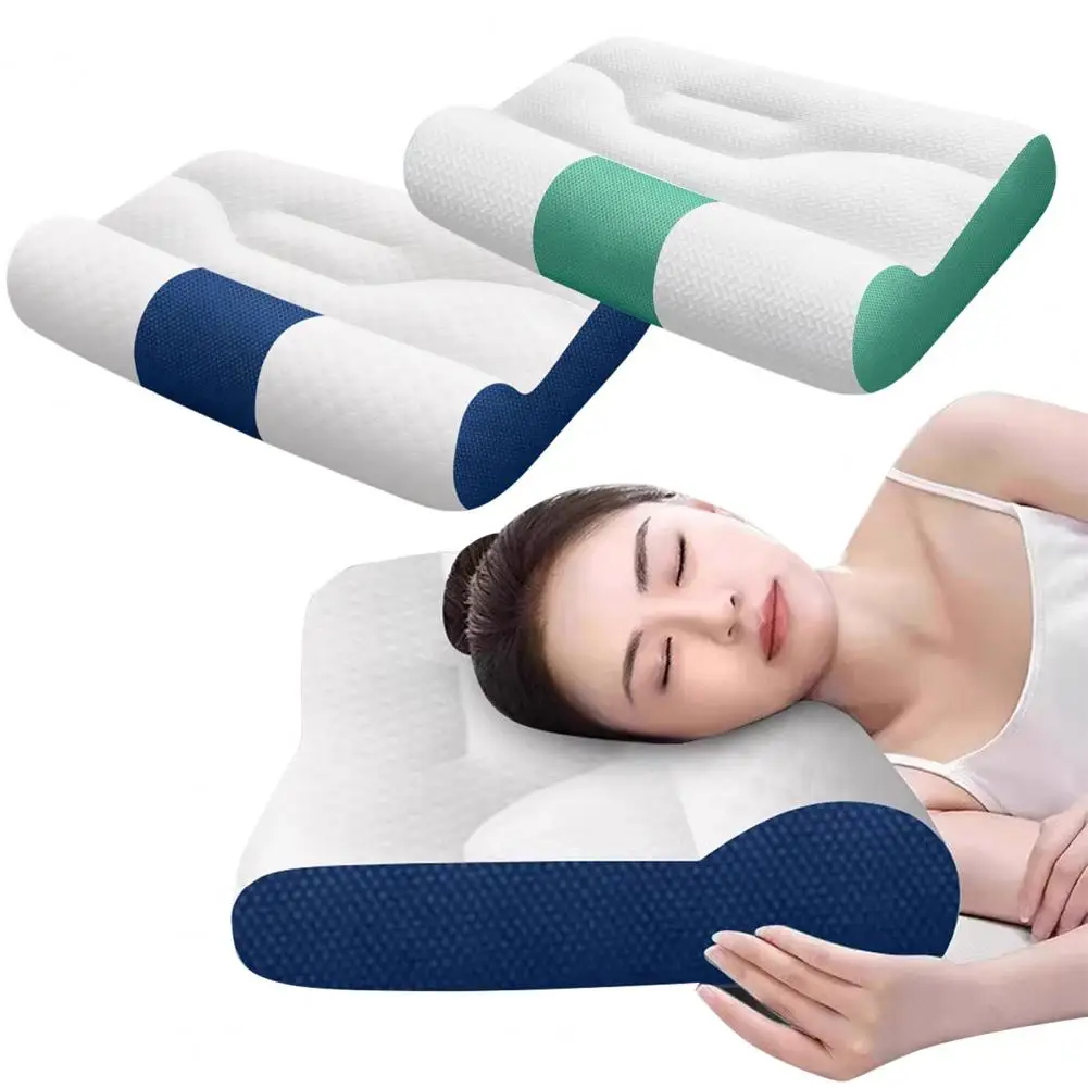 

Neck Fatigue Relief Pillow Memory Foam Neck Pillow Adjustable Memory Foam Cervical Pillow for Neck Strain Relief for Sleepers