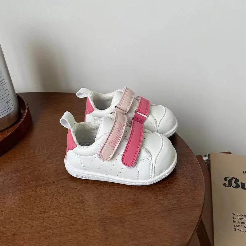 Chaussures de Bébé en Cuir à Semelle Souple, Baskets d'Extérieur, de Tennis, Pieds Nus, à la Mode, pour Garçon et Fille de 0 à 5 Ans, Nouvelle Collection