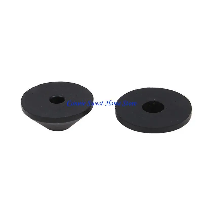 LXAF 12Pcs Conical Rubber Washers Toilet Bolt Rubber Washer Prevent Leakage Bolt Kits