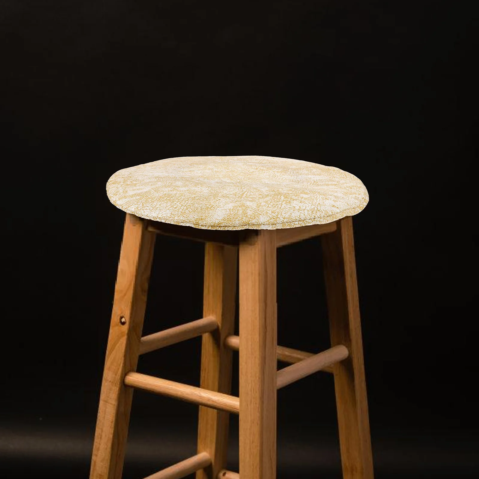 

Chair Cover Round Stool Barstool Seat Covers Cushion Protector Fabric Elasticity