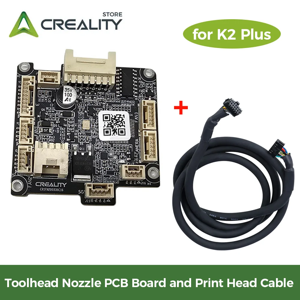 Creality K2 Plus Toolhead Nozzle PCB Board Replacement Tool Head PCB and Creality K2 Plus Print Head Cable Set 3d Printer Parts