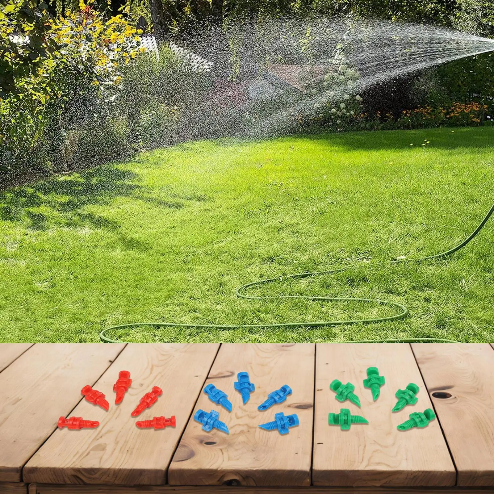 Automatic Watering Adjustable Nozzles Enhanced Plant Health Efficient Plant Watering System Garden Maintenance