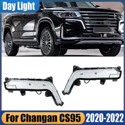 Car Headlight Daytime Running Light For Changan CS95 2020-2022 Auto Front Bumper Fog Lamp Signal Lamp 4121110-AP30 4121120-AP30