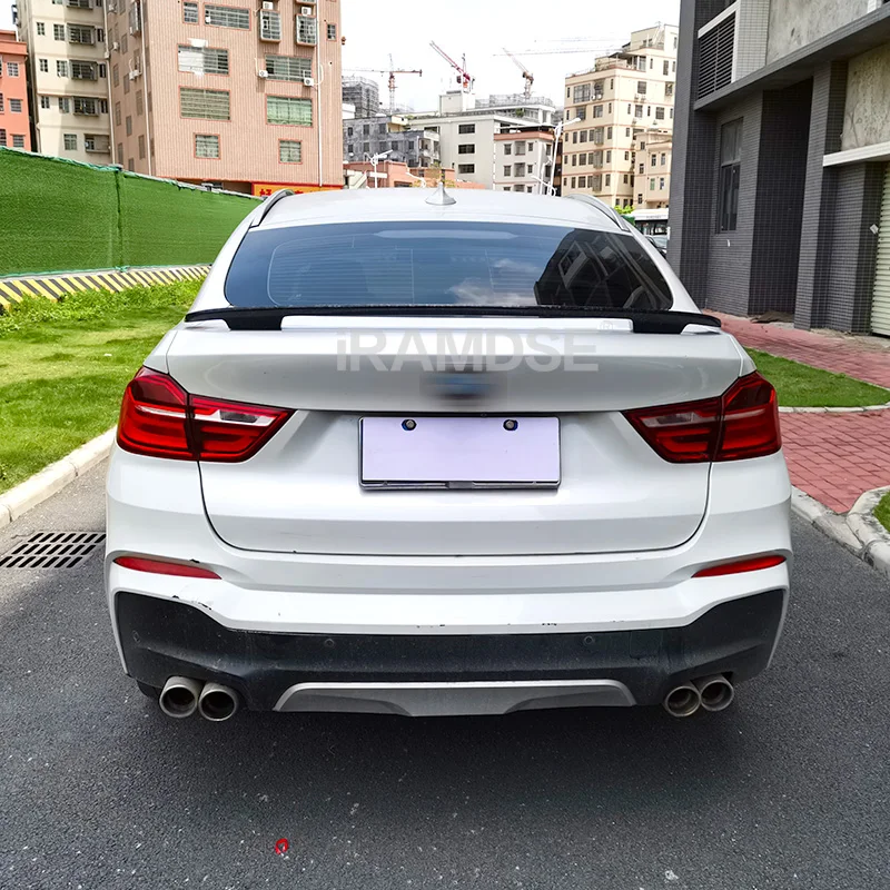 X4 Trunk Spoiler for BMW F26 G02 Forged Texture Car Rear Trunk Wing 2014 - 2021 Type MT ABS Material Refit Accessories