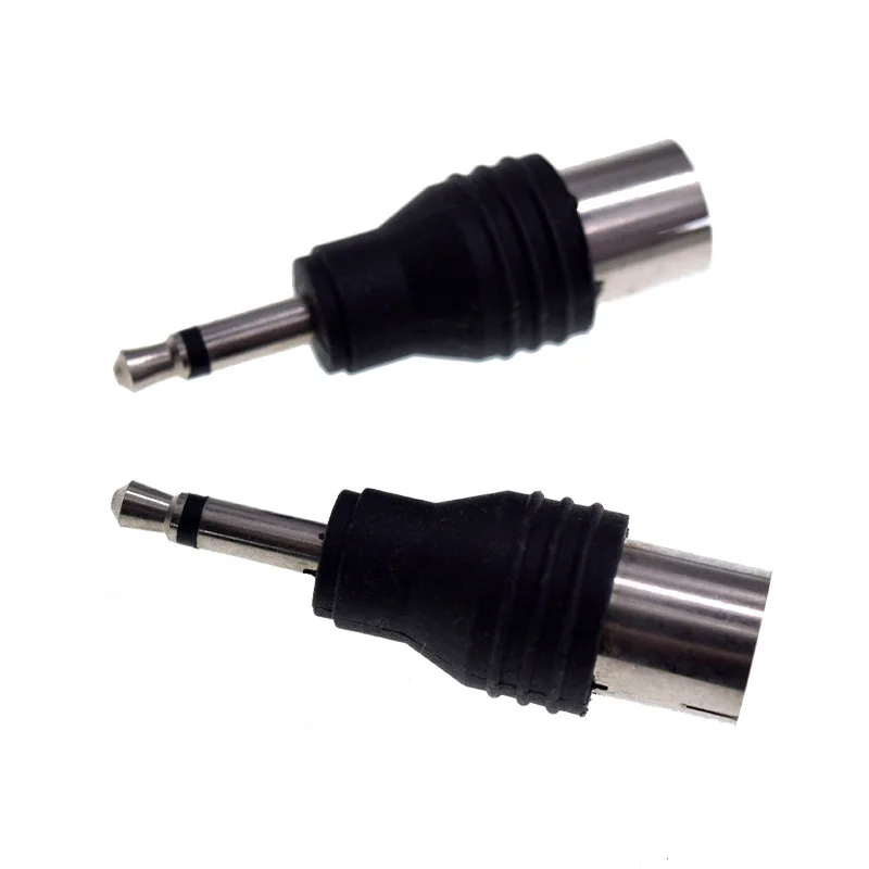FOLilTV-Adaptateur d\'antenne TRS vers IEC, convertisseur femelle, fiche mâle mono, 9.5mm 600 à 3.5mm