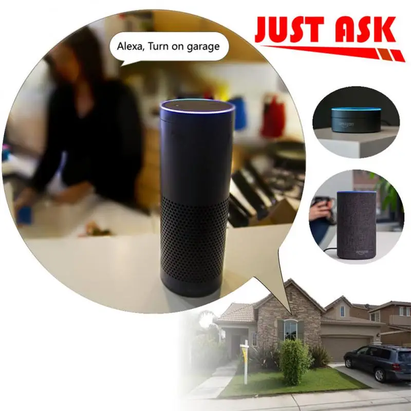 Imagem -02 - Tenky-garagem Inteligente Controlador Abridor de Porta Interruptor Wifi Trabalhar com Siri Alexa Google Home Controle App Ewelink Nenhum Hub Necessário