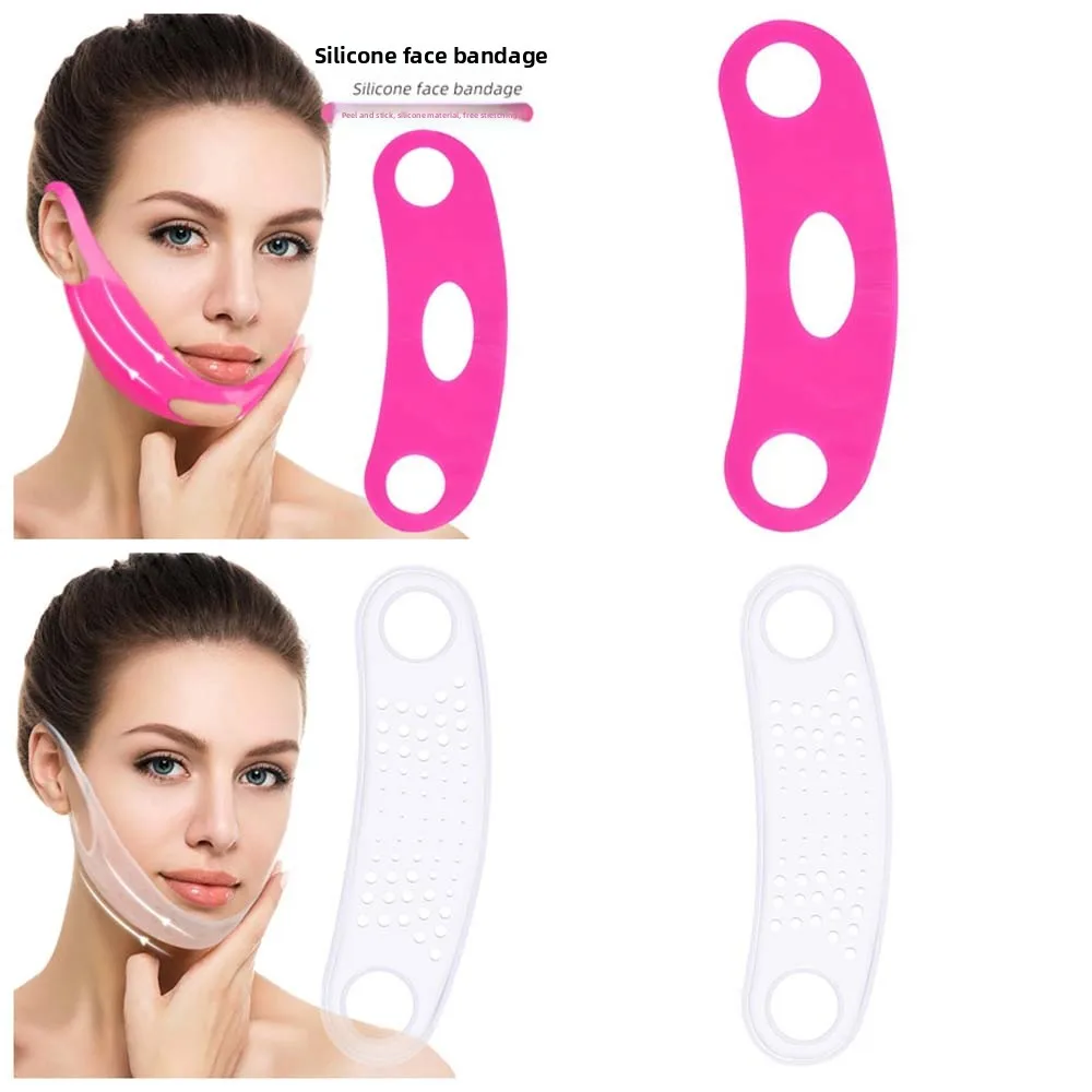 Skin Care Tool Silicone Face Strap Belt Mask Lift Up Elasticity Lift Oval Mask Reusable Anti-Wrinkle Face Slimming Strap Sleep