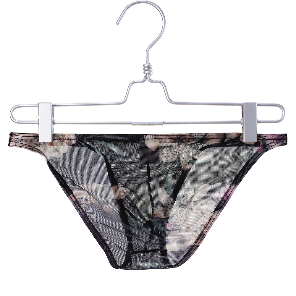 ملابس داخلية يومية للرجال ملابس داخلية قابلة للتنفس منخفضة الارتفاع سراويل داخلية مثيرة مطبوعة شبكية للرجال بحالة جديدة تمامًا #3