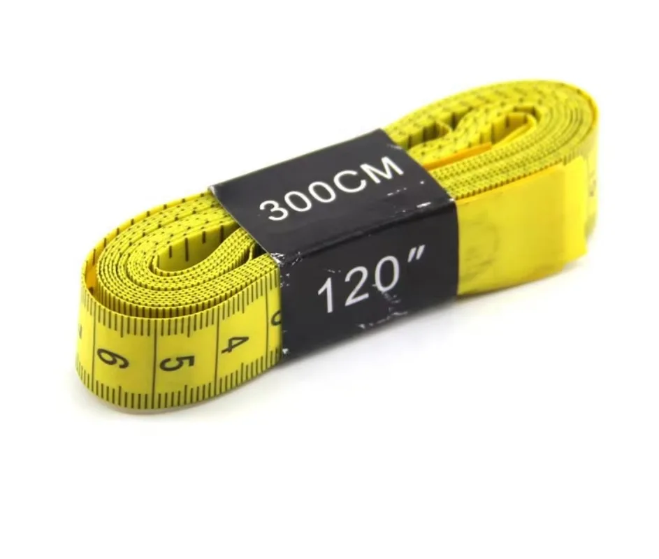 2 Pcs/Lot 300cm Yellow Soft Measure Tool Tape Ruler Best Vinyl Wrapping Tools Vinyl Install Measuring Body Tools