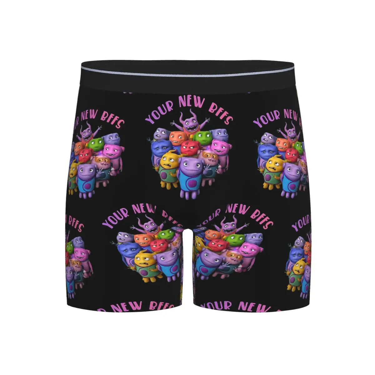 

Long Boxer Underpants Shorts Your New BFFS Are Here Oh The Boov Panties Men Comfortable Underwear for Homme Man Boyfriend Gift