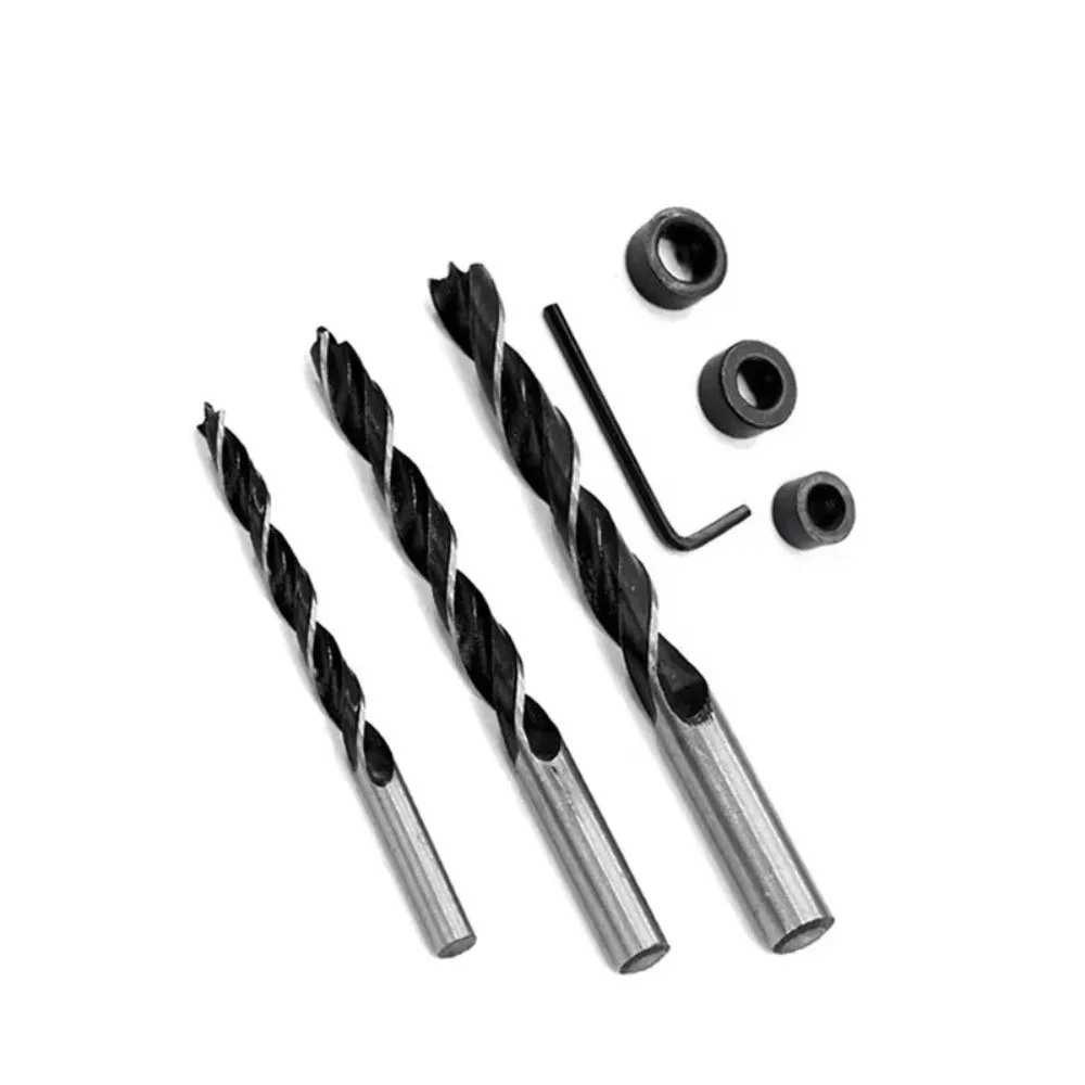 

7/14/15Pcs Metal Pocket Hole Jig Kit 6/8/10mm 15 Degree Angle Drill Guide Set Hole Drilling Drilling Guide Oblique Hole Locator