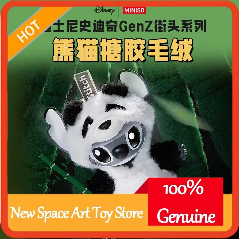 

Disney Stitch Genz Street Collection Panda Plush Vinyl Figure Cute Limited Kawaii Toy Gift For Lilo&Stitch Fans Collectors