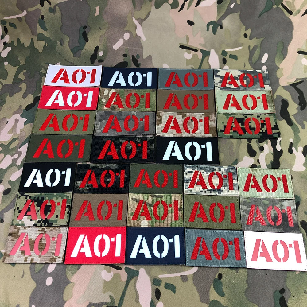 Reflective Material Laser Cutting Custom Patch Radio Call Sign Name Tapes Multicolor letters Morale Tactics Military Airsoft