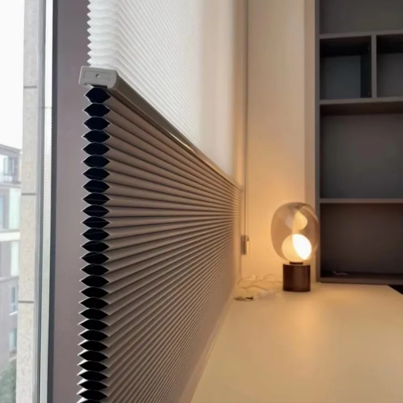 Cellular Blinds Honeycomb Manual Shading Day and Night Smart Curtains Remote Control Cordless Motorized Window Honeycomb Blinds
