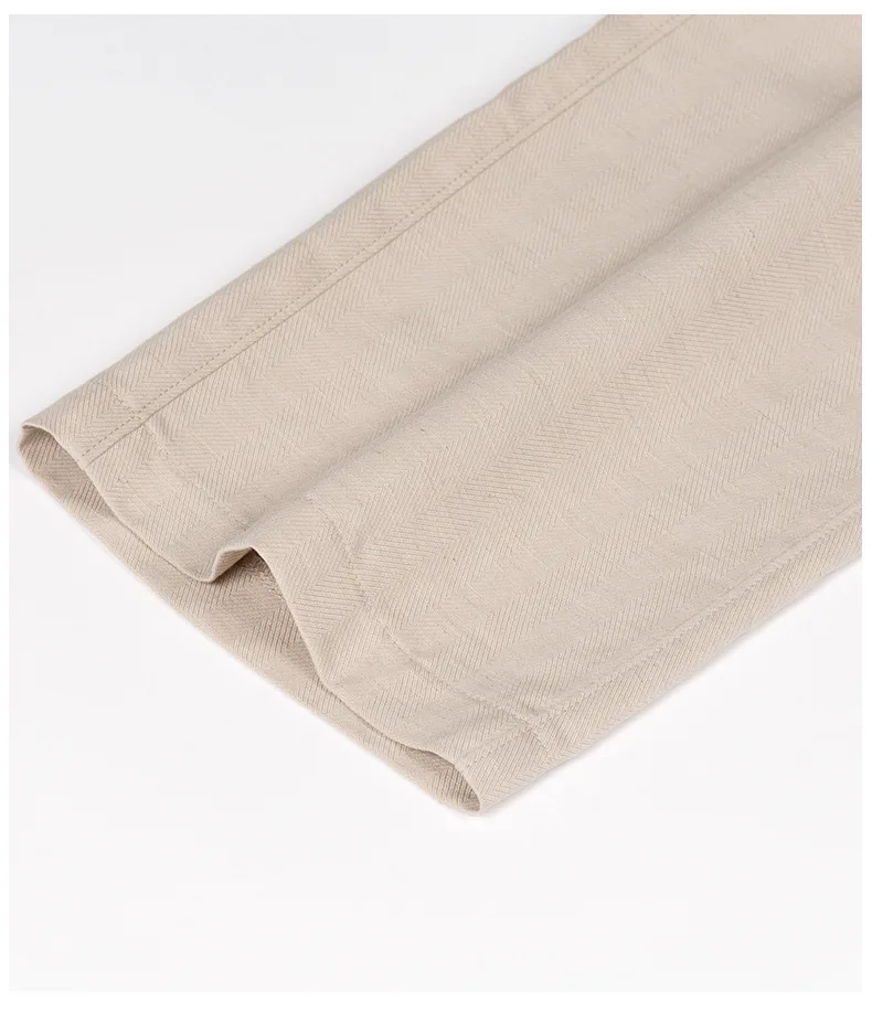 Bestseller Herren Leinen-Lyocell-Hose Sommer Dünn Weich Atmungsaktiv Lässig Cool Gerade Einfache Lange Hose Schwarz Outdoor Alltag – Detail 23