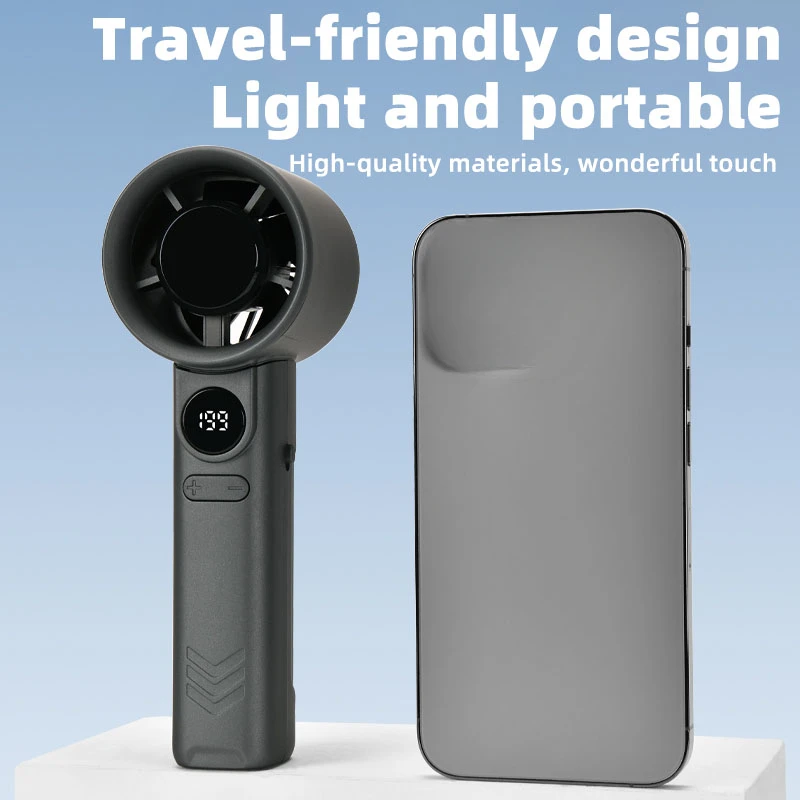 Youpin مروحة يدوية صغيرة محمولة USB مروحة قابلة للشحن يده قوة الرياح القوية 199 سرعة قابل للتعديل في الهواء الطلق المنزل هدية جديدة