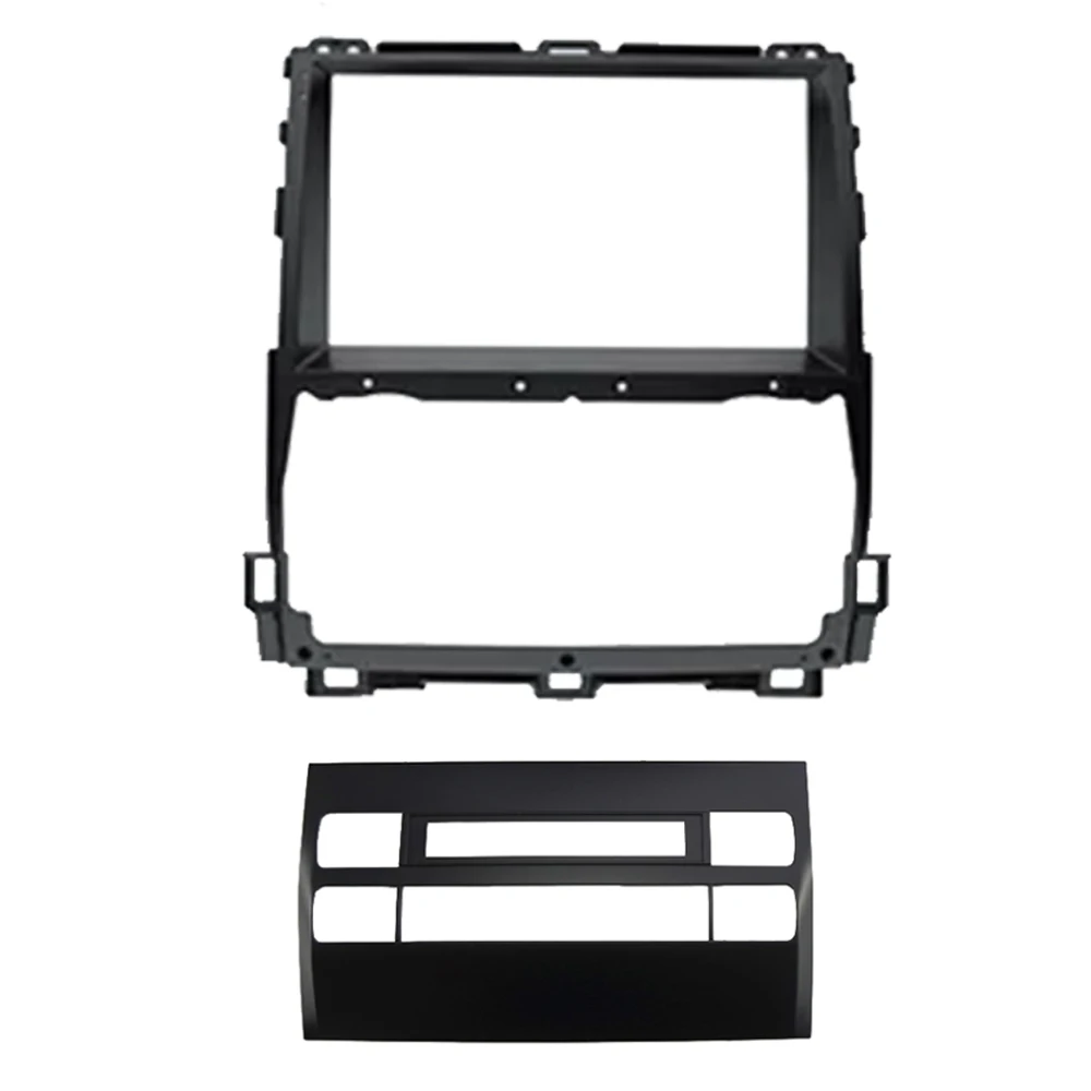 9 inch Car Fascia Radio Panel for TOYOTA Land Cruiser Prado (120) 2002-2009 Dash Kit Install Facia Console Bezel Adapter Plate