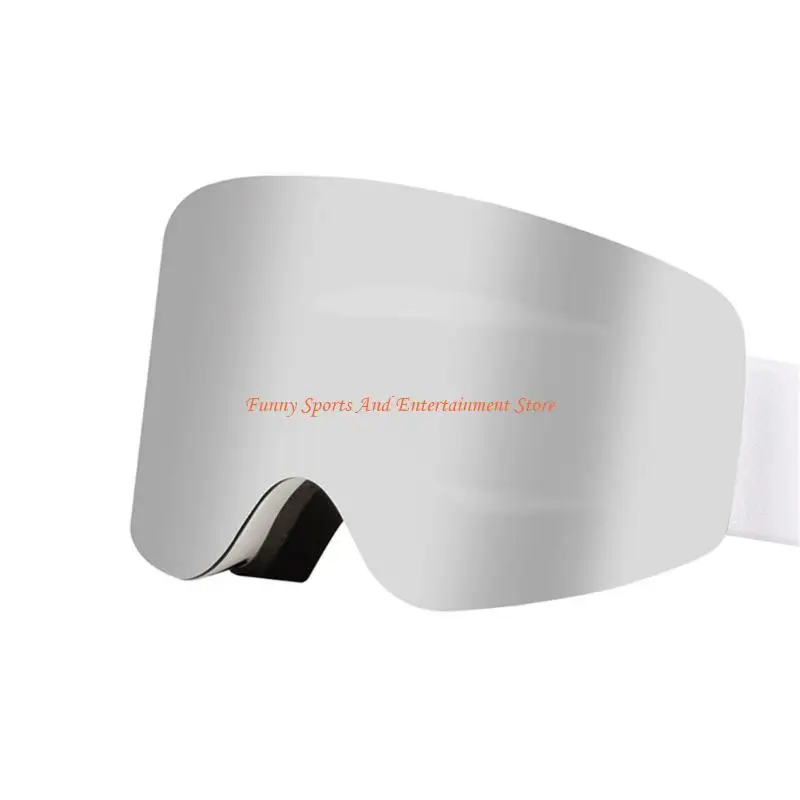 C4DE Ski Goggle Detachable Lens Double Layer Anti Fog Design Winter Sports Accessories for Mountaineering