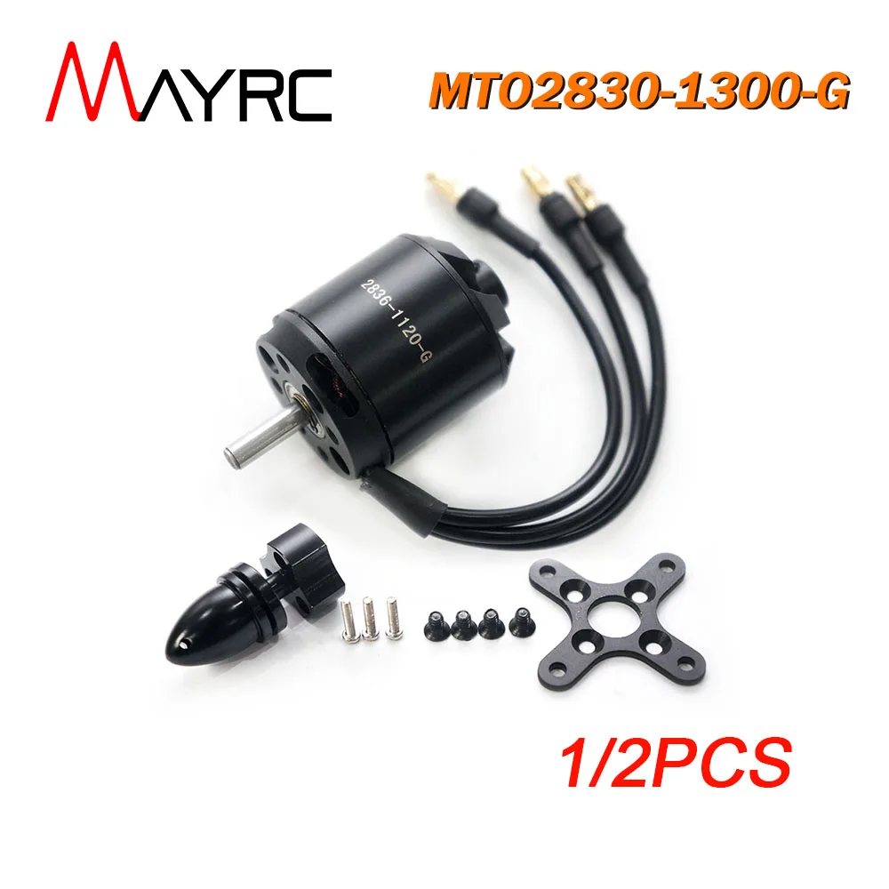 

1/2PCS MAYRC Max. Current 23.2A 1120KV Sensorless Outrunner Brushless Motor for RC Sport Jet Seaplanes Short Takeoff and Landing