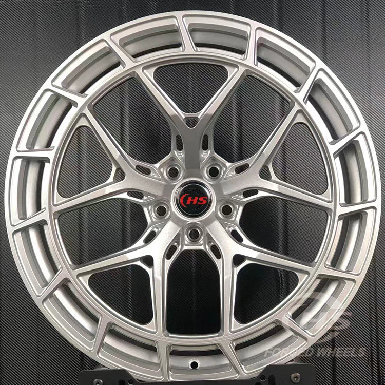 Hyper Silver 5x120 5x112 5x114.3 Monoblock Custom Passenger Car Forged Wheels Rims for  M2 M3 M4  RS3 A5 S5 RS5