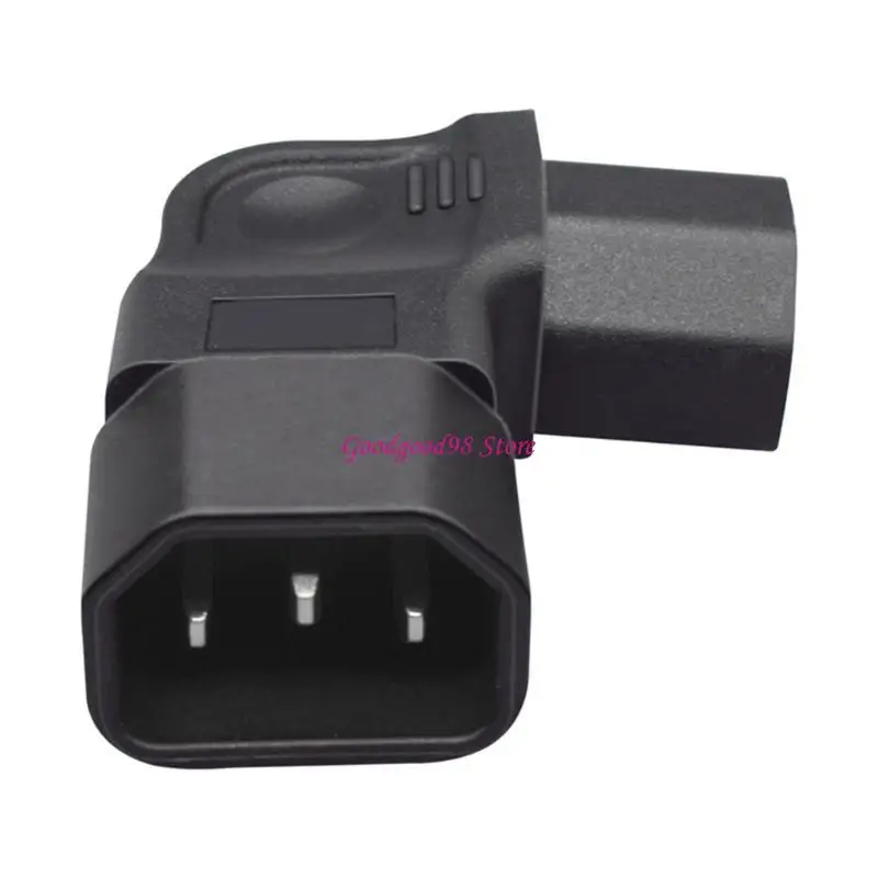 

IEC320 C14 To C13 Male To Female Power Plug Converter, Right Angled For Easy W8EC