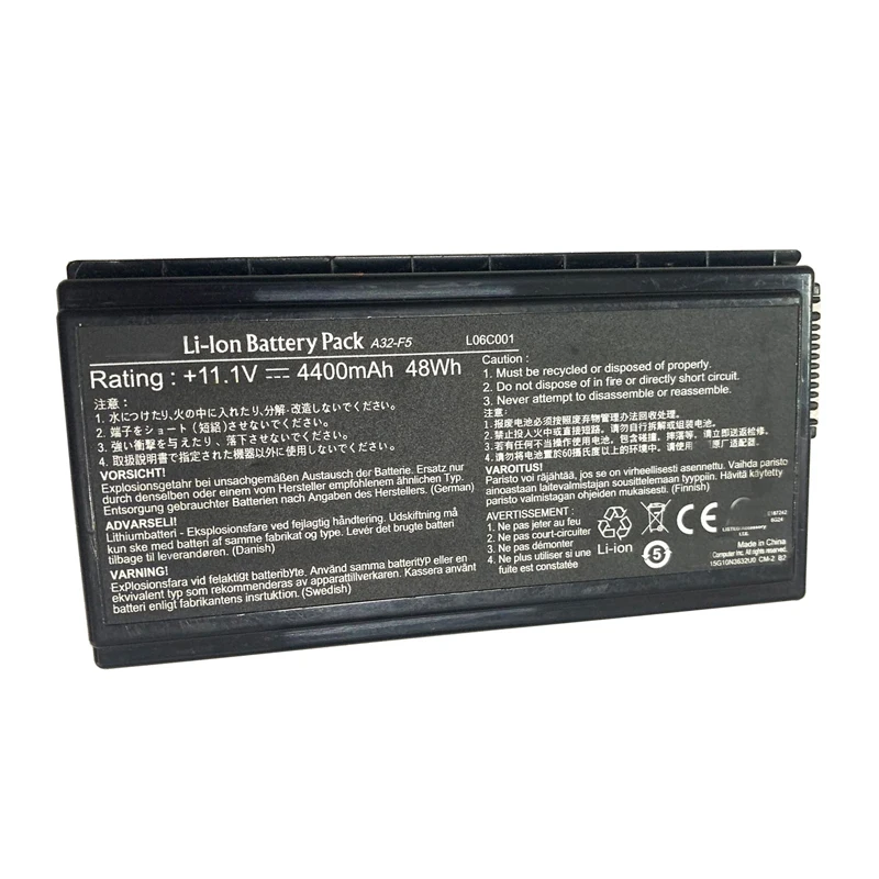 NEW Original A32-F5 Laptop Battery For ASUS X50V X50VL X59 X59Sr F5 F5V F5 F5RI F5SL F5Sr X50R X50RL X50SL X50Sr 11.1V 48Wh