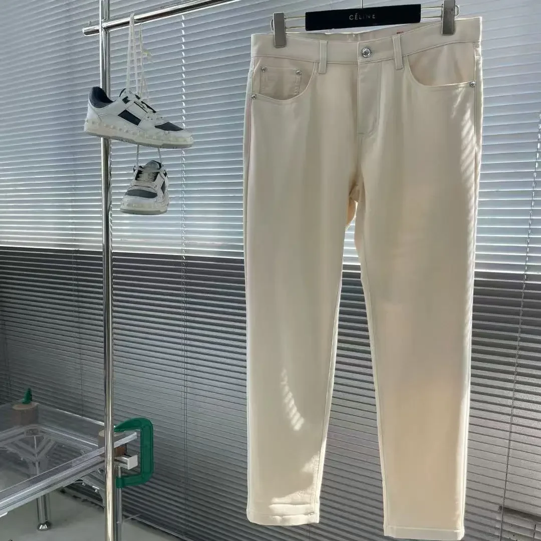 

LP Italian Casual Straight Jeans Men's Simple Pants