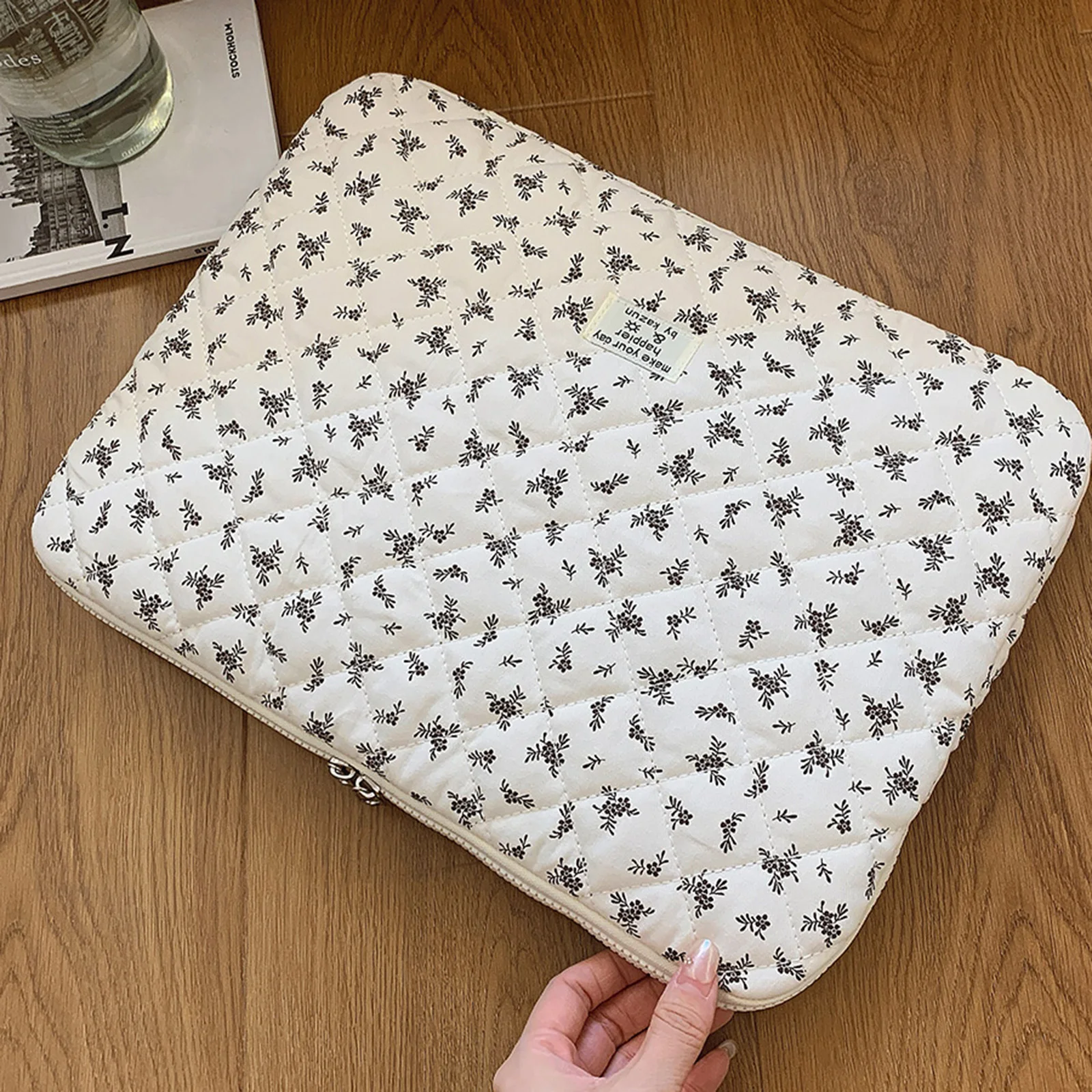 حقيبة كمبيوتر محمول حافظة كمبيوتر لوحي مطرزة رقيق مبطن حقيبة كمبيوتر محمول مبطن حافظة كمبيوتر محمول واقية لجهاز Macbook Air Pro