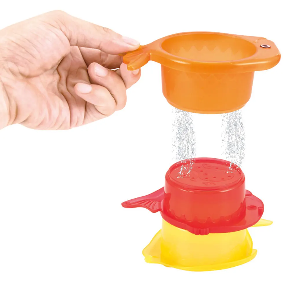 砂時計スタッキングカップ幼児のおもちゃバス素敵な入浴ビーチベビー浴槽砂