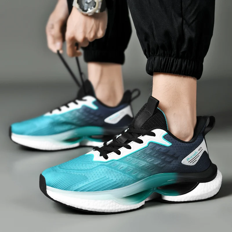 

Men's Shoes Breathable All-match Mesh Shoes Casual Sports Trendy Shoes Men's All-match Wear-resistant Running Shoes for Men