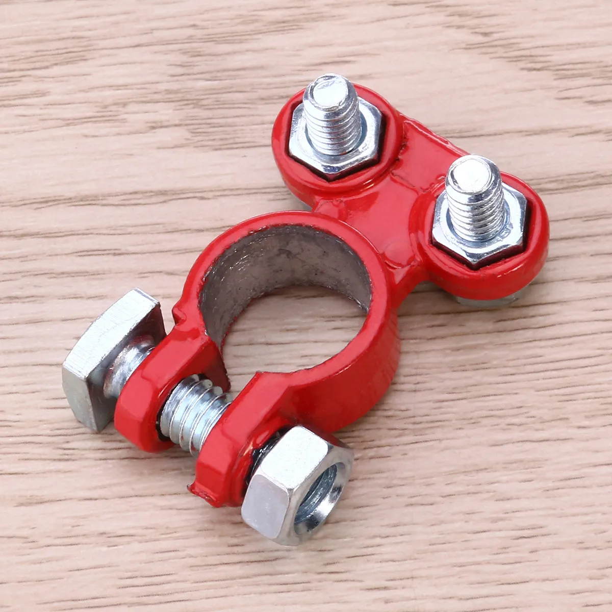 

2Pcs Premium Car Battery Terminal Ends Zinc Alloy Heavy Duty Replacement for Auto Accumulator Cable Connectors Red White Battery
