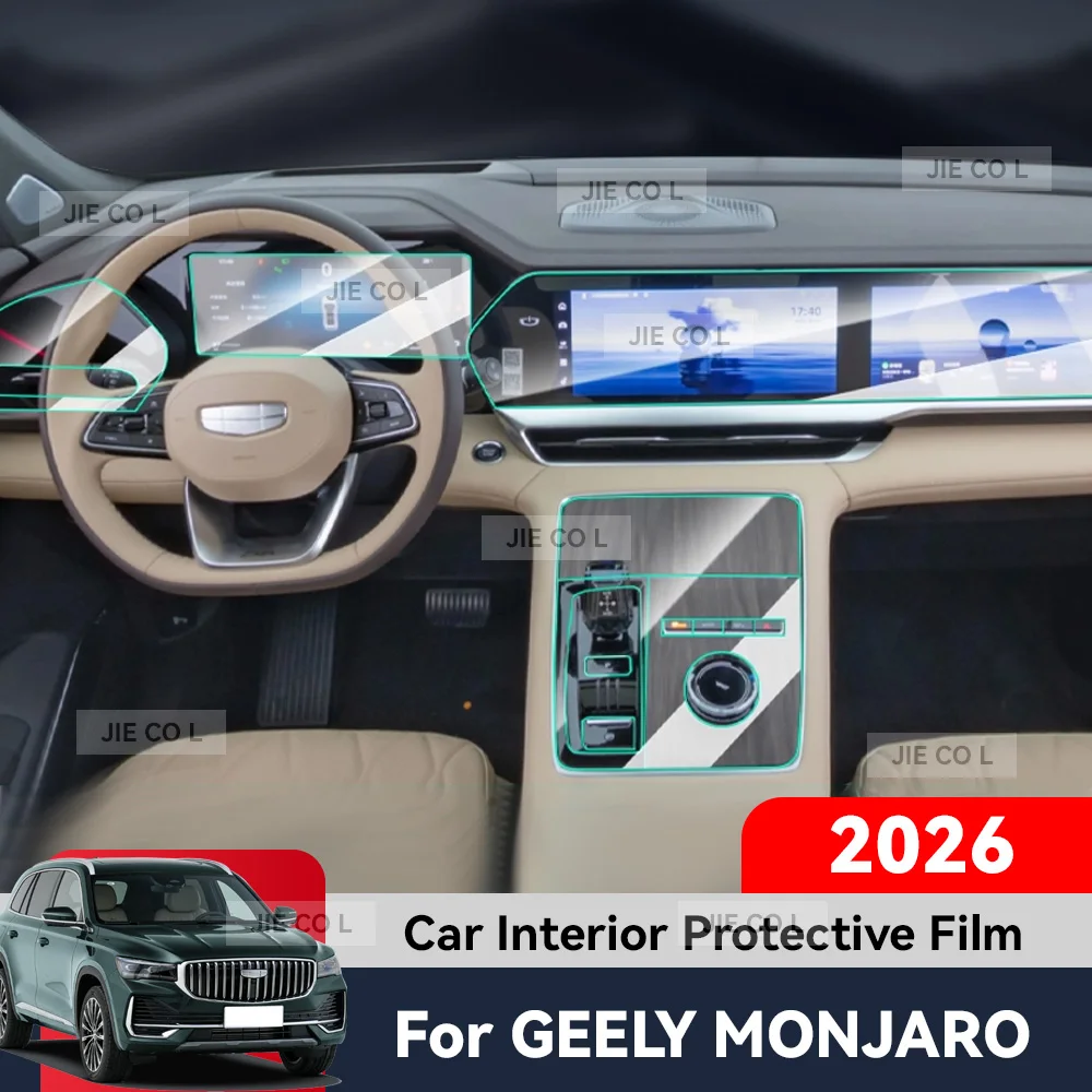 

Auto Central Control Screen TPU Navigation Anti Scratch interior Protection Film GPS Navigation For GEELY MONJARO 2026