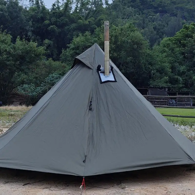 Tent Stove Jack Heat-Resistant Hot Tent Accessories Fireproof Protection Accessory Replaceable Tent Stove Accessories Stove
