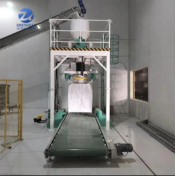 Large Big Bag Filling Machine Super Sacks Filling Machinery Jumbo Cement Ton Bag Packing Machine