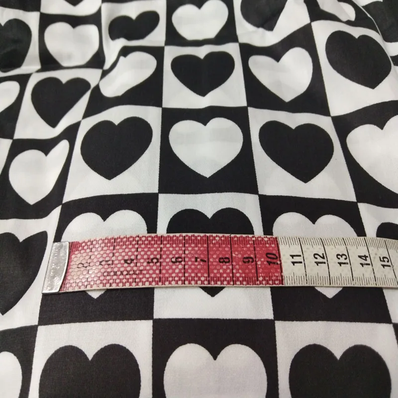 Brand New 8 Colors F1 Square Black White Colorful Checkerboard Printed Cotton Fabric 50x160cm Fabric Patchwork Cloth Dress DIY S