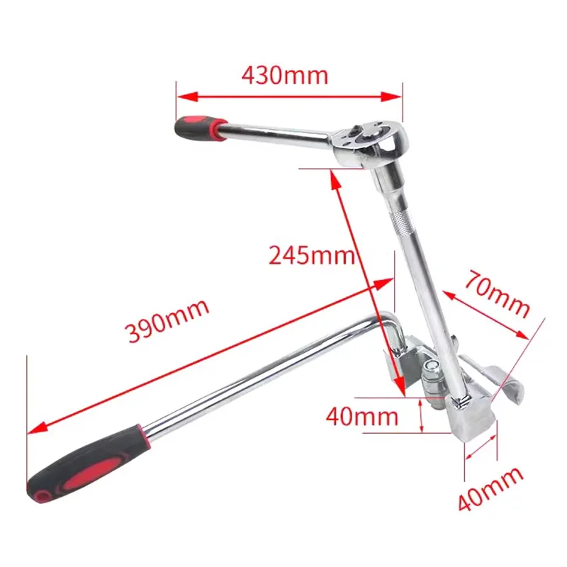 Split Cable Bending Tool Portable CCD Hydraulic Cable Bender 0-180° Bending Angle Professional Pipe Bender With Manual Pump