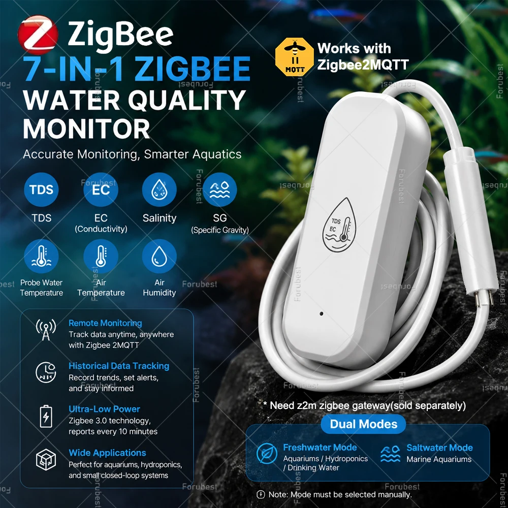 Ph Meter - Zigbee Su Kalitesi Sensörü Sıcaklık Nem