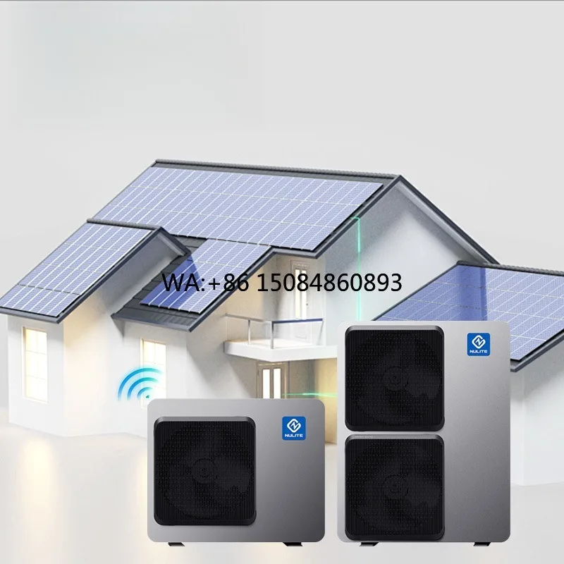 OEM 10KW R290 EVI DC Inverter Photovoltaic Air to Water Heat Pump, 80℃ Hot Water