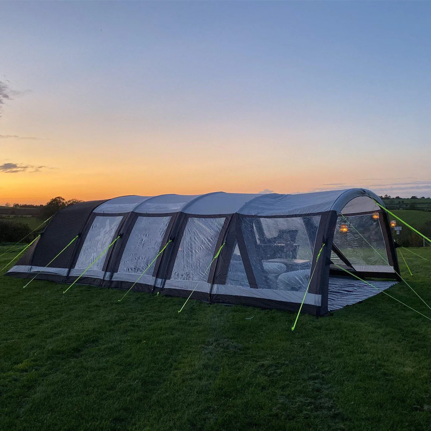 

Hot sale!Luxury Outdoor Inflatable Tents Camping Large Tent for Family 4 6 8 10 Person