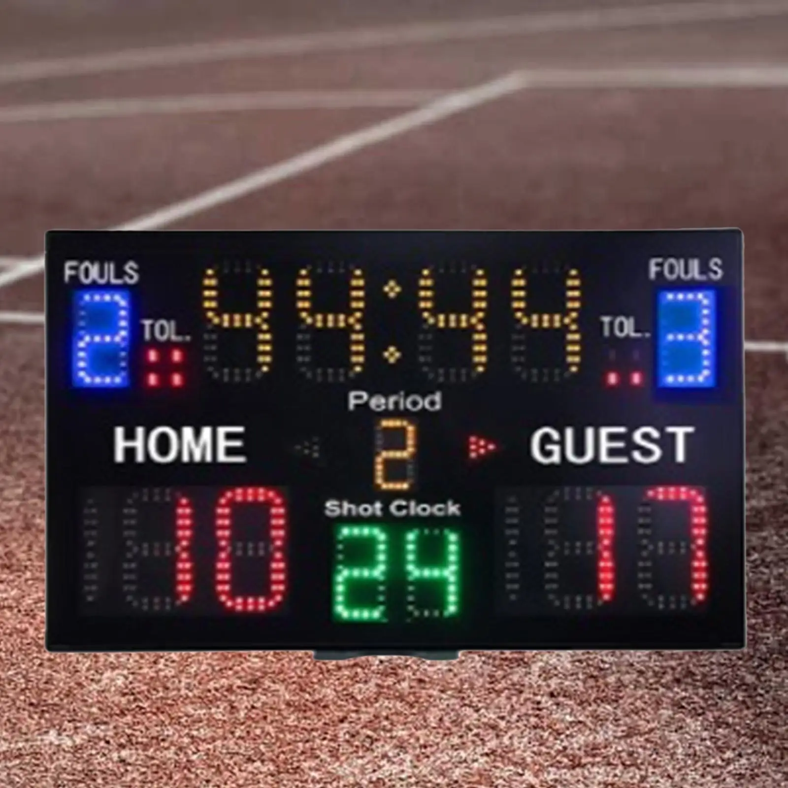 15 Digit Electronic Scoreboard LED Digital Portable Electric Scorekeeper Basketball Volleyball Sports Scoreboard